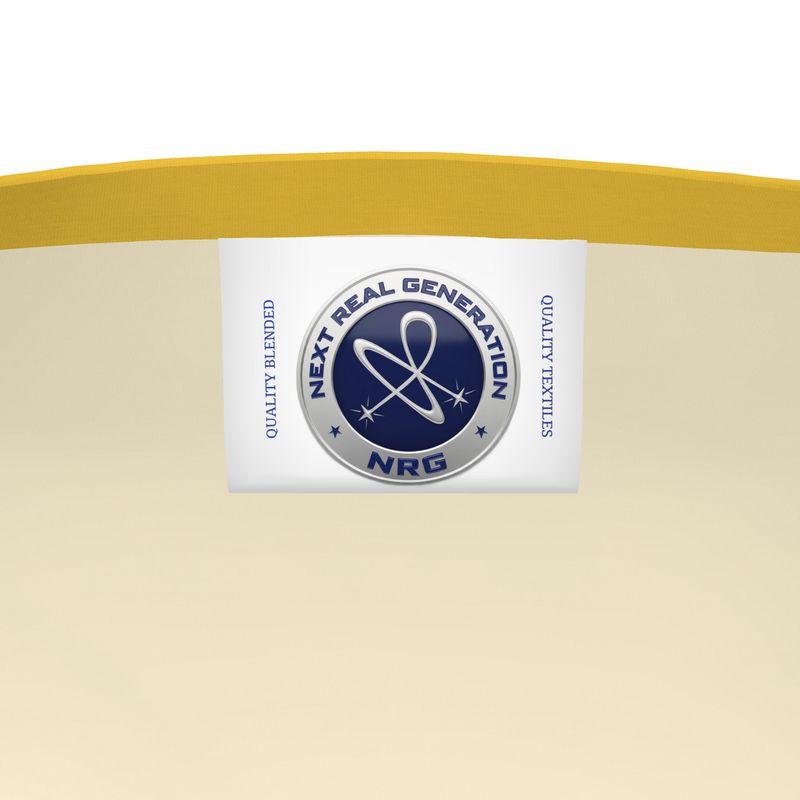 NRG Clothing for Men: Yellow Long Sleeve with Blue Stitch