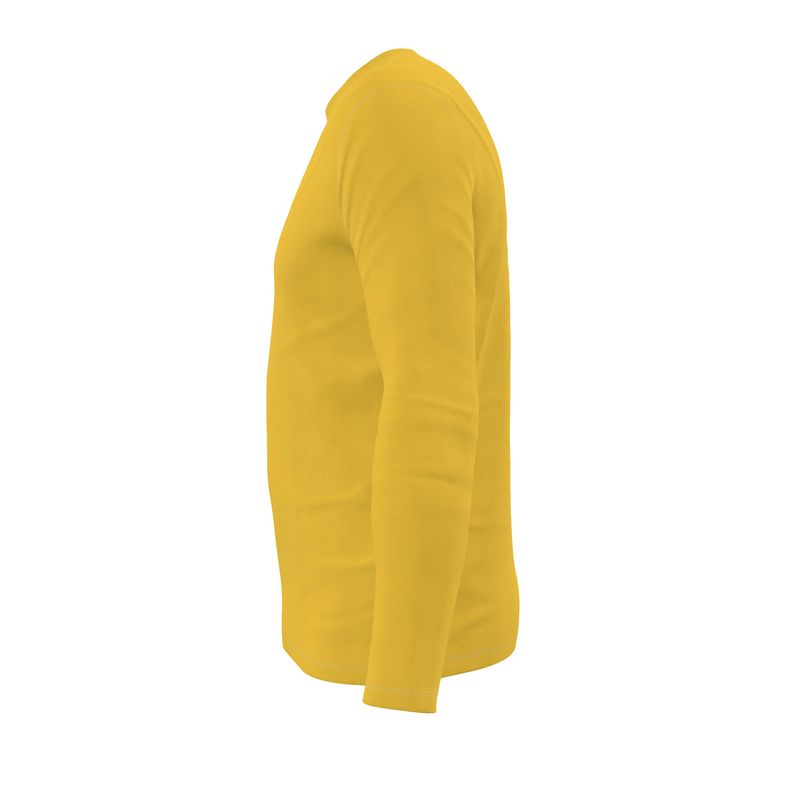 NRG Clothing for Men: Yellow Long Sleeve with White Stitch