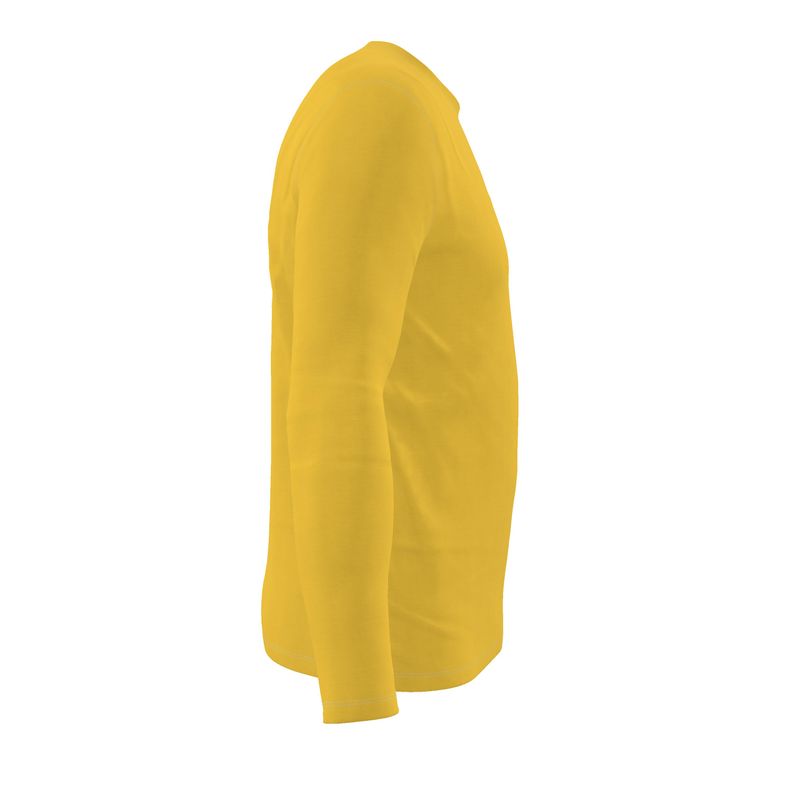 NRG Clothing for Men: Yellow Long Sleeve with White Stitch