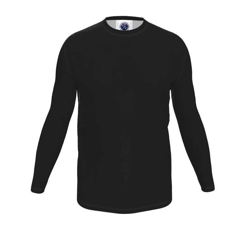 NRG Clothing for Men: Black Long Sleeve with Plain Stitch