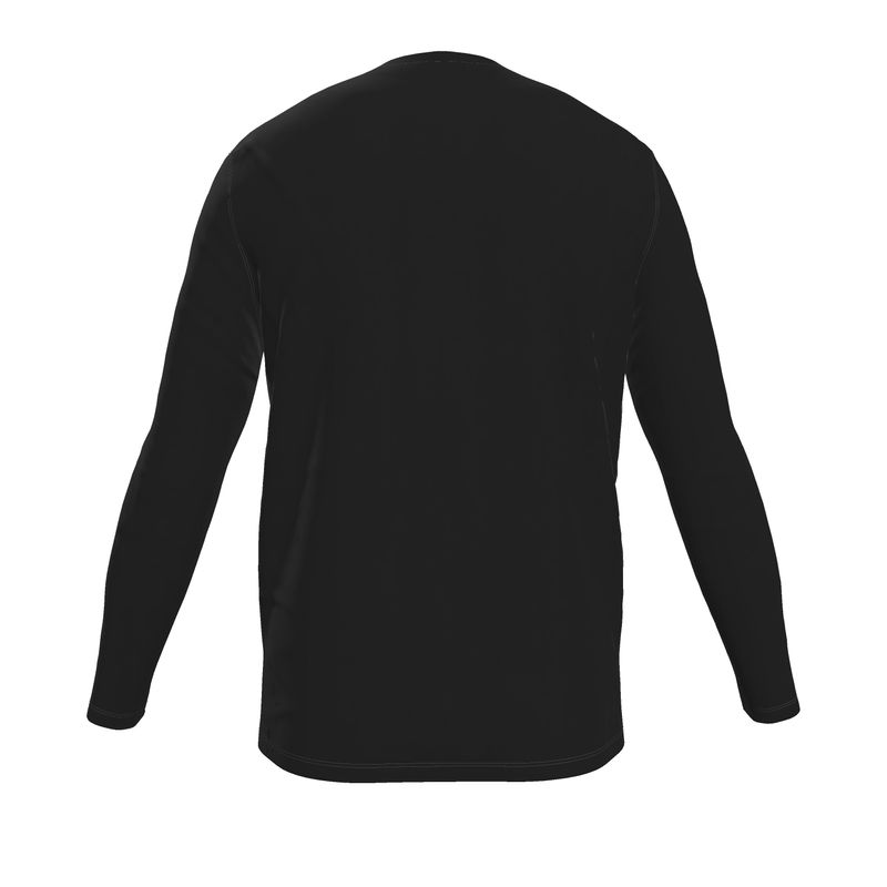 NRG Clothing for Men: Black Long Sleeve with Plain Stitch