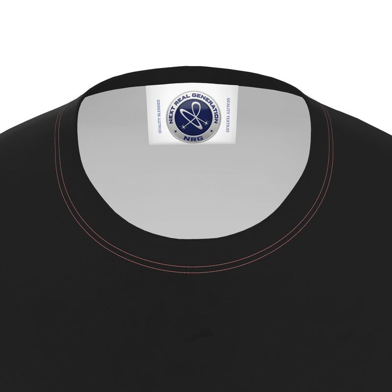 NRG Clothing for Men: Black Long Sleeve with Red Stitch