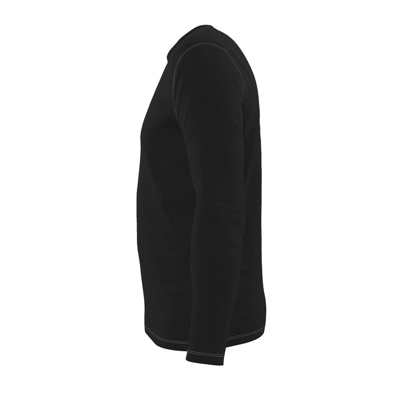 NRG Clothing for Men: Black Long Sleeve with White Stitch