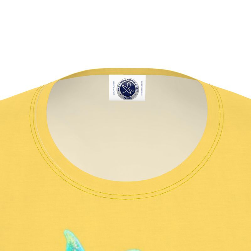 NRG Yellow Butterfly Explosion 2: Womens Long Sleeve with Plain Stitch