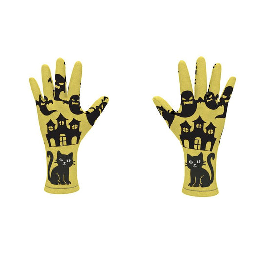 Original Whispers PI - Yellow Fleece Gloves - SPOOKY Edition