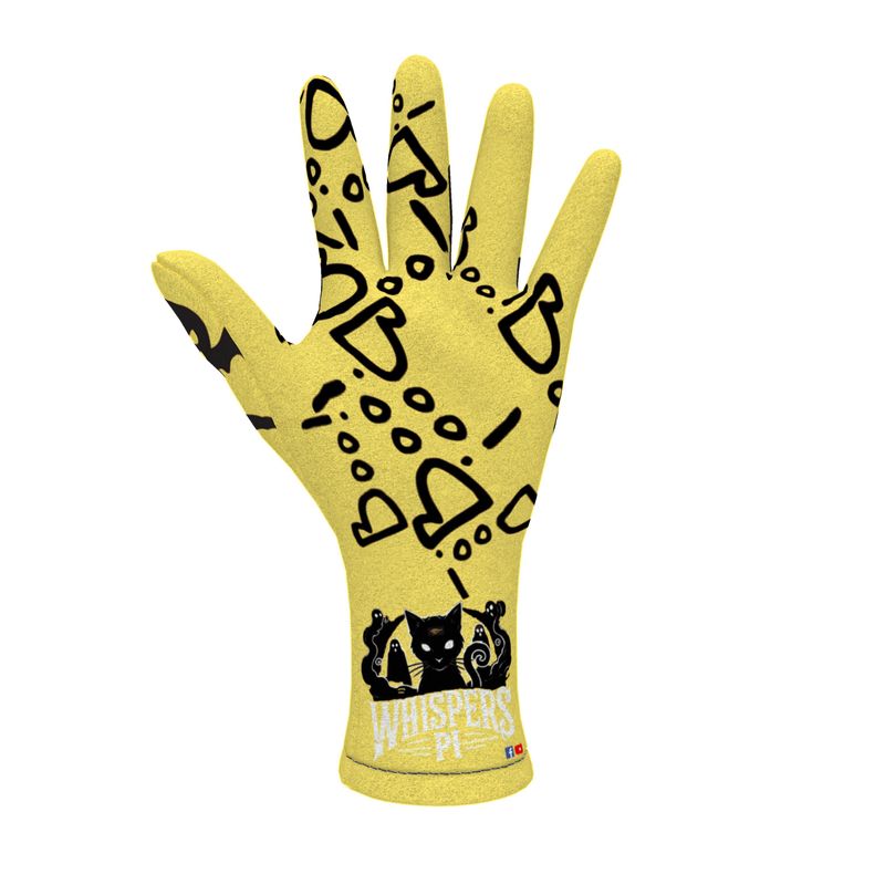 Original Whispers PI - Yellow Fleece Gloves - SPOOKY Edition