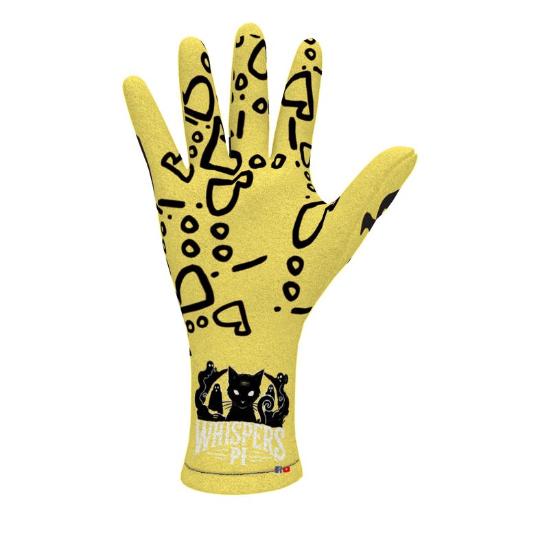Original Whispers PI - Yellow Fleece Gloves - SPOOKY Edition