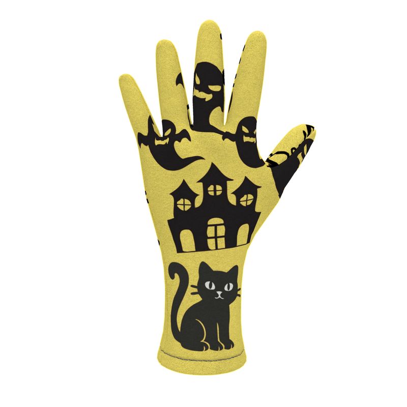 Original Whispers PI - Yellow Fleece Gloves - SPOOKY Edition
