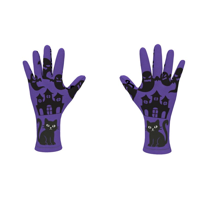 Original Whispers PI - Purple Fleece Gloves - SPOOKY Edition