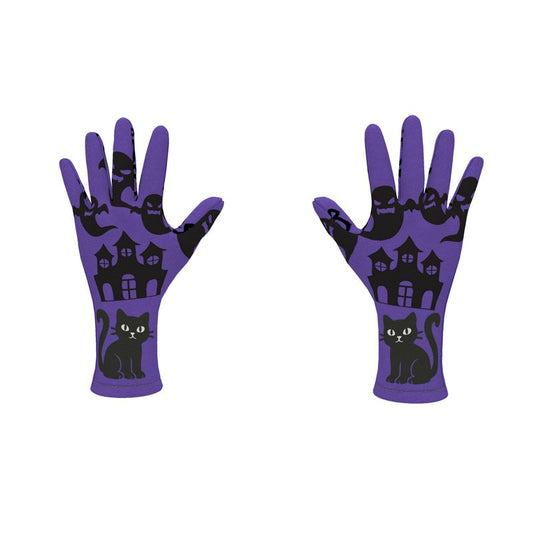 Original Whispers PI - Purple Fleece Gloves - SPOOKY Edition