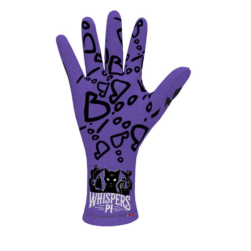 Original Whispers PI - Purple Fleece Gloves - SPOOKY Edition