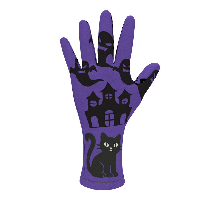 Original Whispers PI - Purple Fleece Gloves - SPOOKY Edition