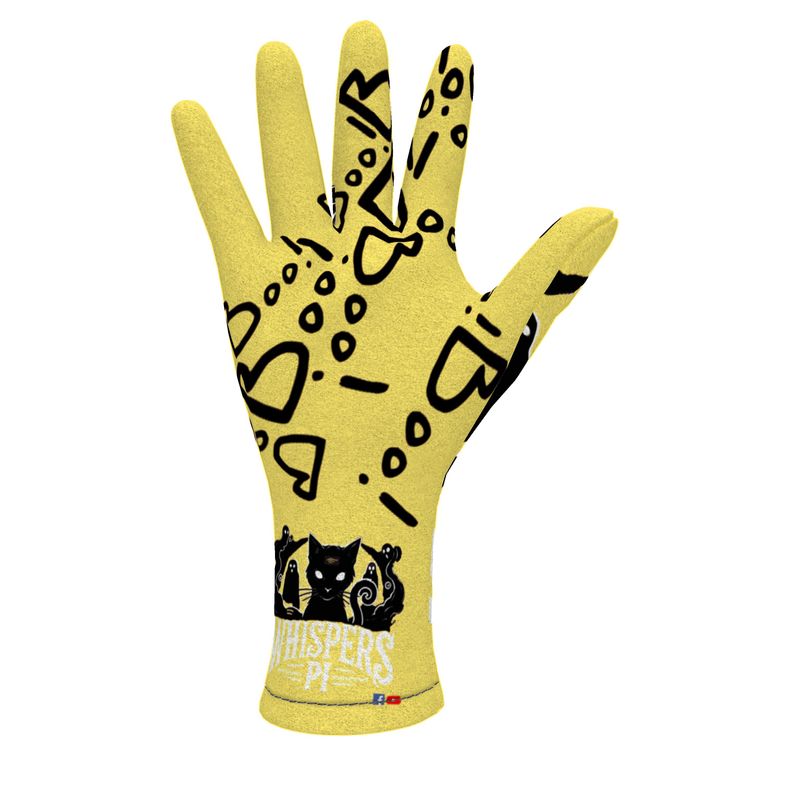 Original Whispers PI - Yellow Fleece Gloves