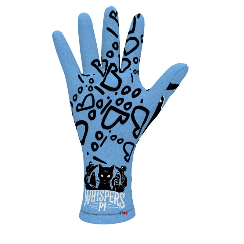 Original Whispers PI - Blue Fleece Gloves