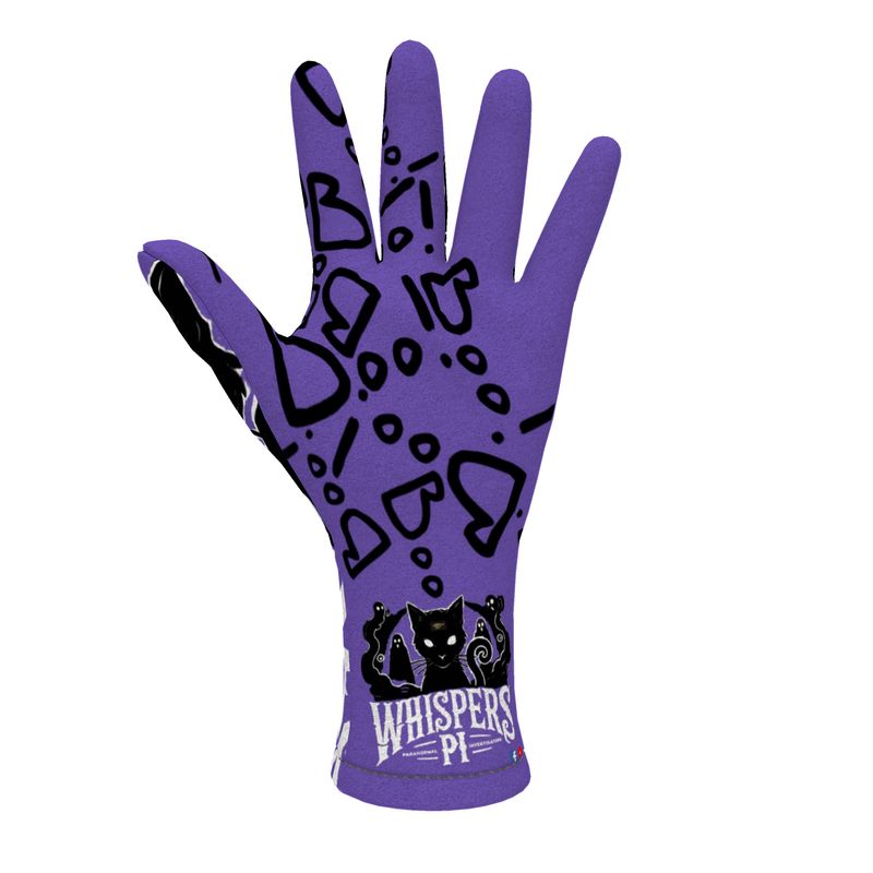 Original Whispers PI - Purple Fleece Gloves
