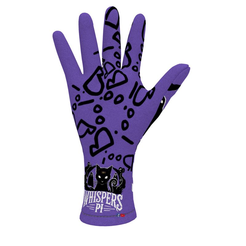 Original Whispers PI - Purple Fleece Gloves