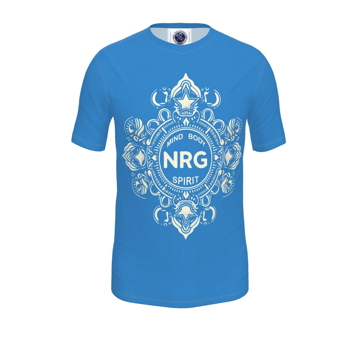 Mind Body Spirit Mens T-Shirt (Cream Stitch)
