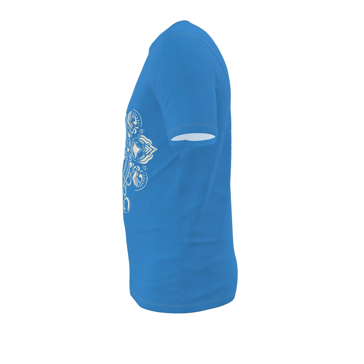 Mind Body Spirit Mens T-Shirt (Cream Stitch)
