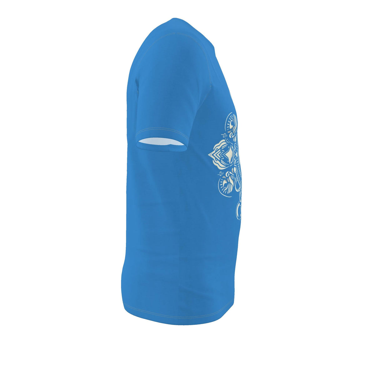 Mind Body Spirit Mens T-Shirt (Cream Stitch)