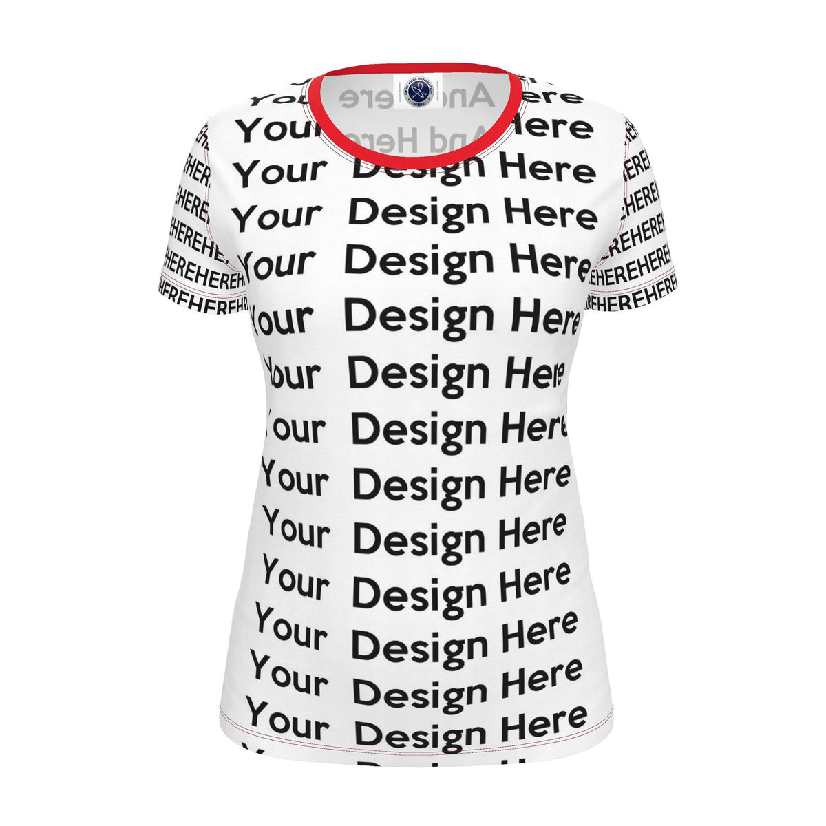 All Over Design Womens T-Shirt