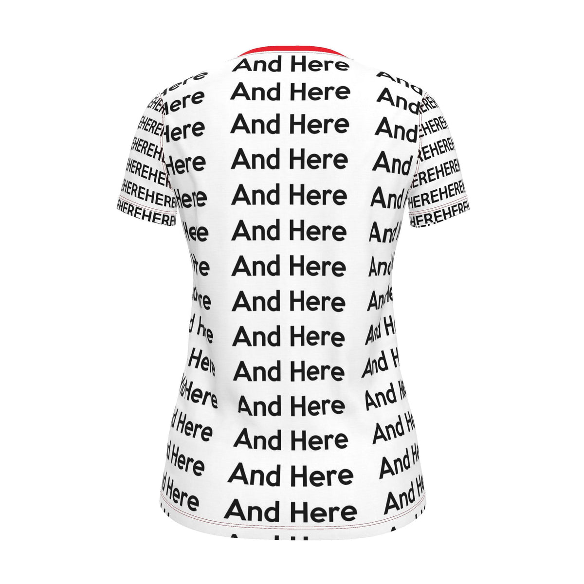 All Over Design Womens T-Shirt