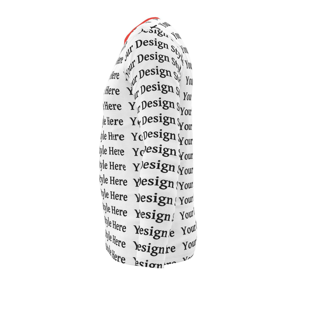 All Over Design Mens Long Sleeve T-Shirt