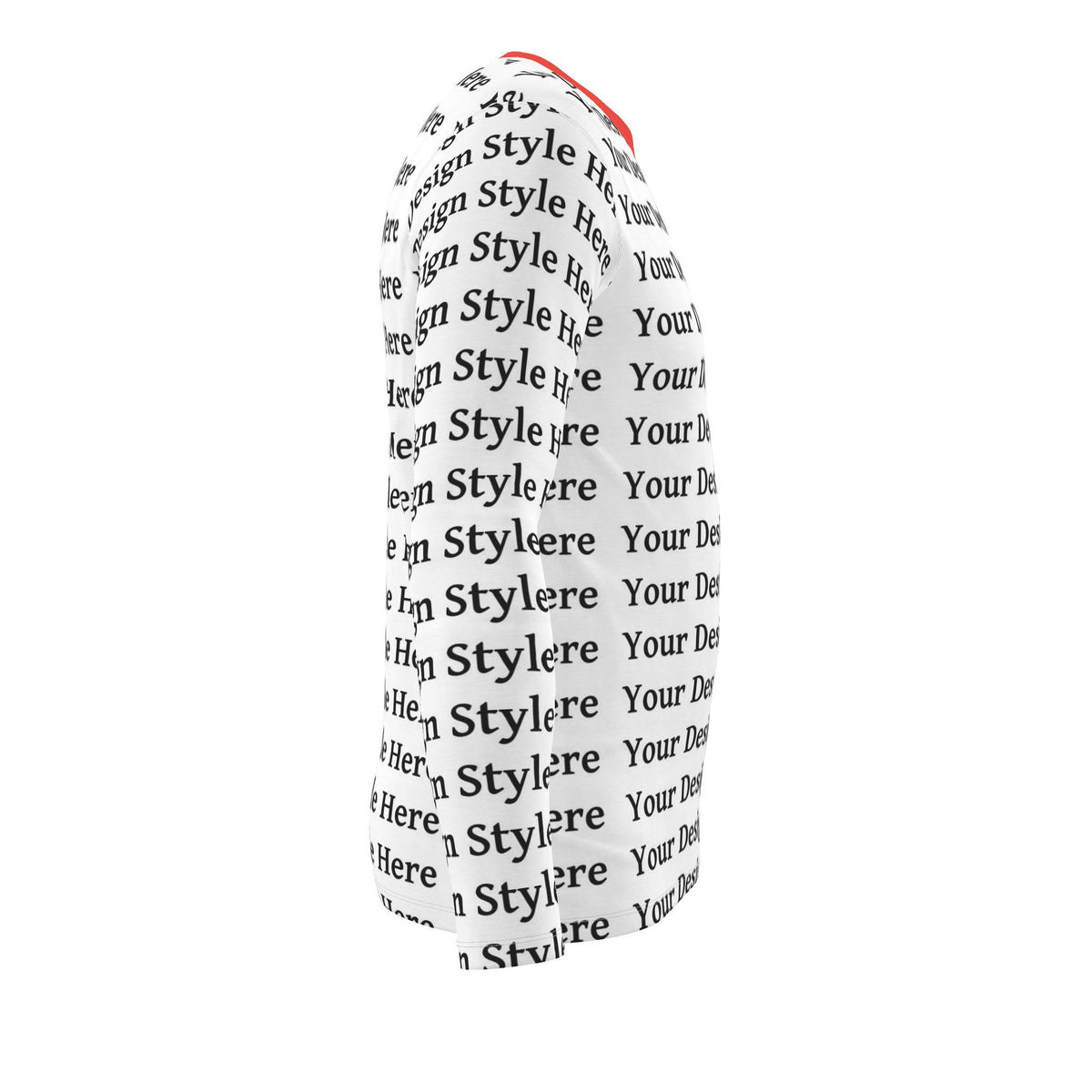 All Over Design Mens Long Sleeve T-Shirt