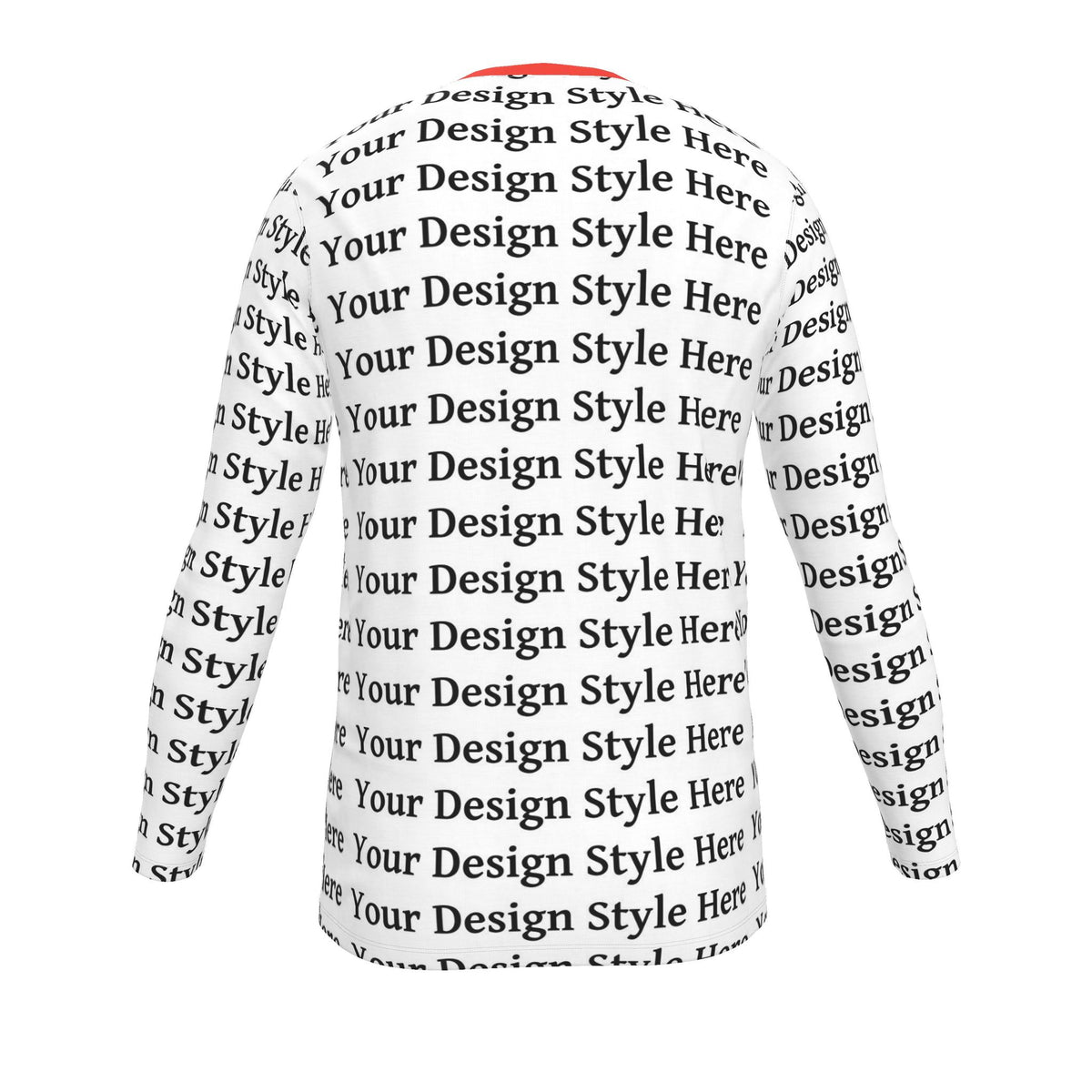 All Over Design Mens Long Sleeve T-Shirt