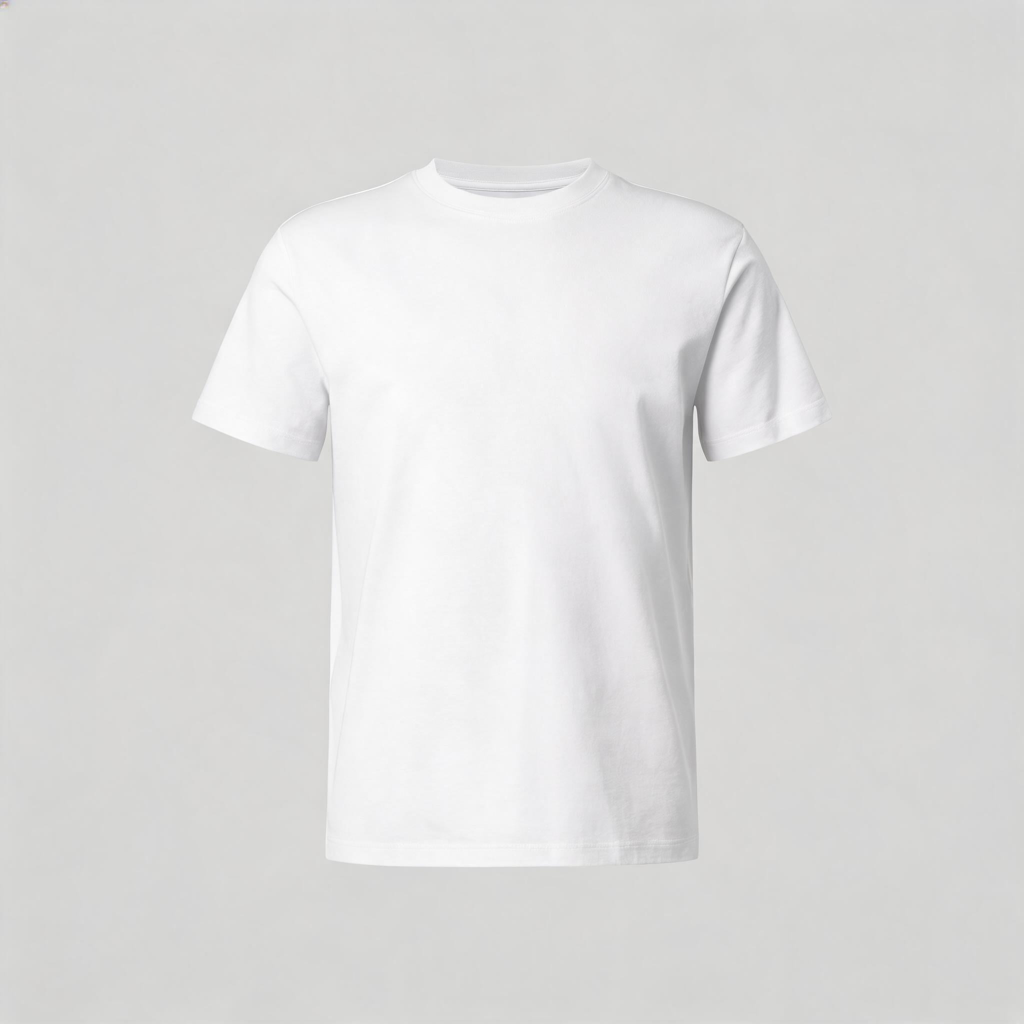 Blank white t-shirt, ready to customise
